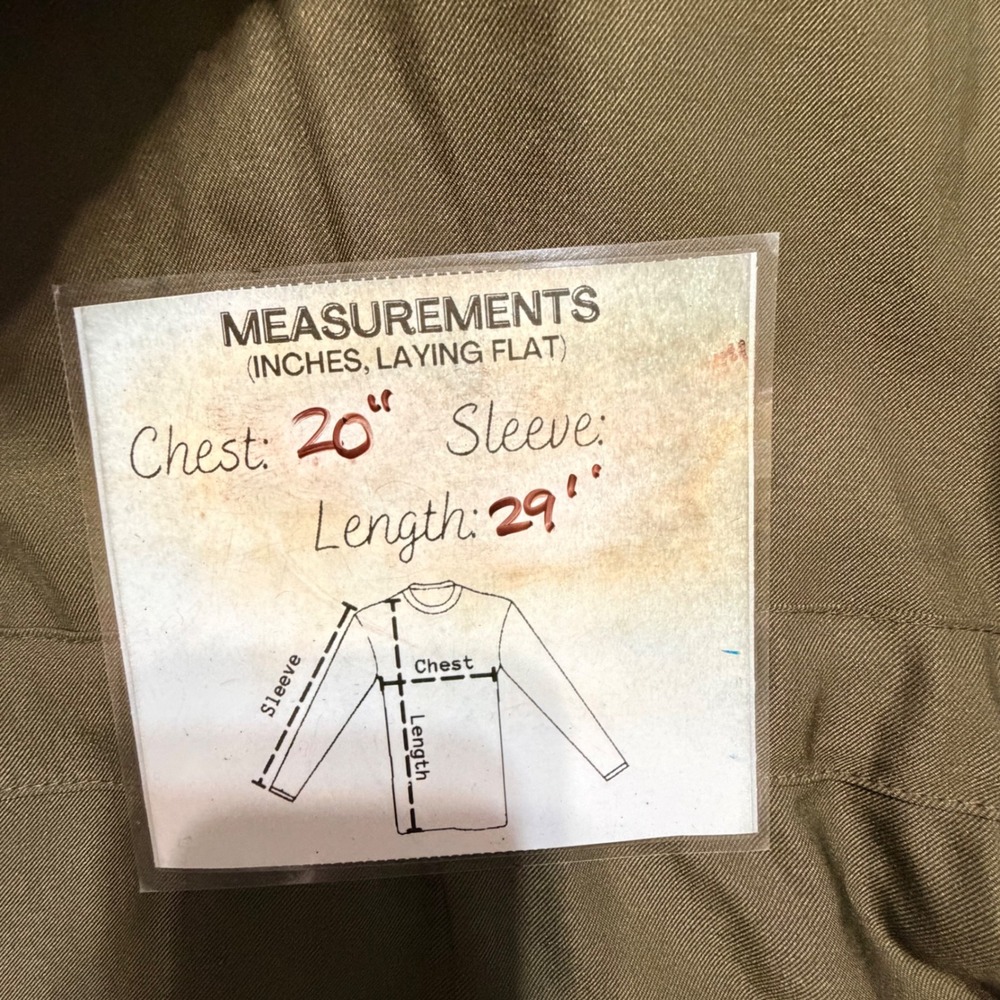 Ninexis Womens Olive Green Utility Vest Sleeveless Button Up Cargo Pocket L NEW - Picture 9 of 9